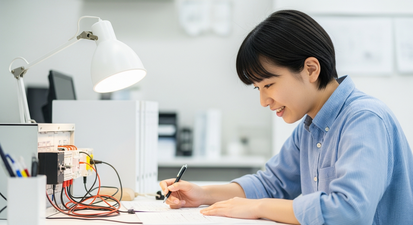 女性が第二種電気工事士を取るのは難しい？合格者体験談と勉強のコツ